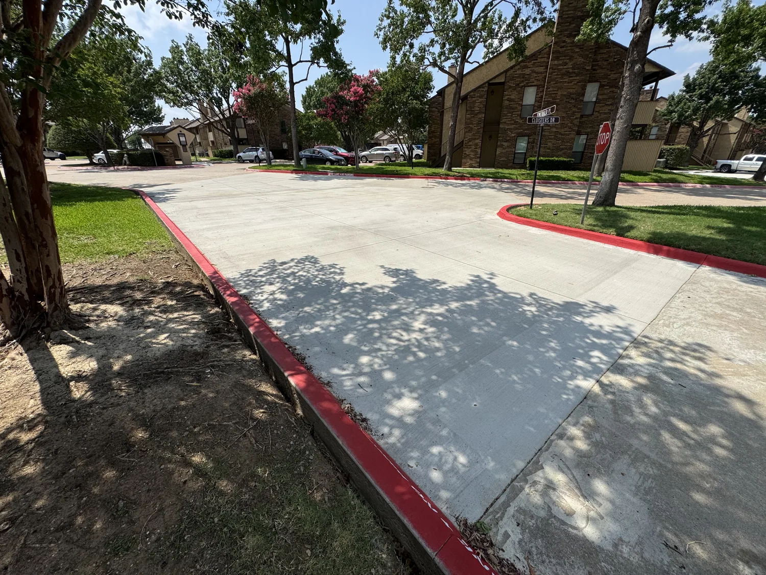 Poured to spec, documented to match by Lucky’s Concrete in Waco